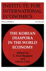 Cover of: Korean Diaspora in the World Economy