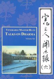 Cover of: Venerable Master Hua's Talks on Dharma by Hsuan Hua