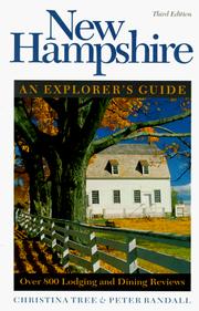 Cover of: New Hampshire : An Explorer's Guide (3rd ed)