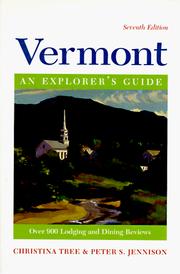 Cover of: Vermont an Explorer's Guide (7th ed)