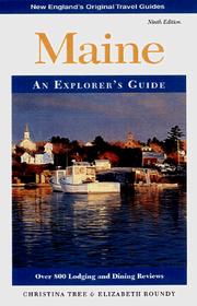 Cover of: Maine: An Explorer's Guide
