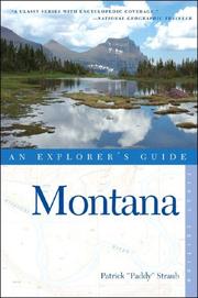 Cover of: Montana: An Explorer's Guide (Explorer's Guides)