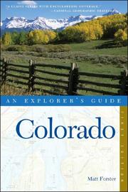 Cover of: Colorado by Matt Forster