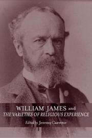 Cover of: William James and "The varieties of religious experience" by edited by Jeremy Carrette.
