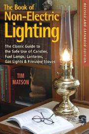 The book of non-electric lighting by Tim Matson