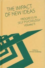 Cover of: The Impact of New Ideas by Arnold Goldberg