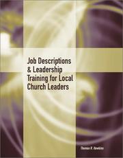 Cover of: Job Descriptions & Leadership Training for Local Church Leaders