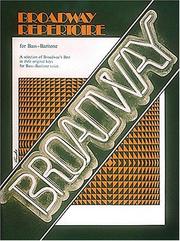 Cover of: Broadway Repertoire for Bass/Baritone by 