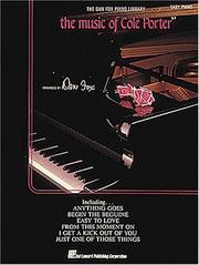 Cover of: The Music Of Cole Porter - Easy Piano