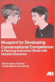 Cover of: Blueprint for Developing Conversational Competence by Patrick Stone