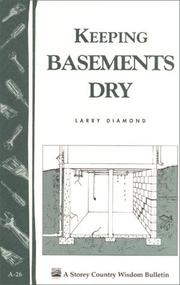 Cover of: Keeping Basements Dry: Storey Country Wisdom Bulletin  A-26