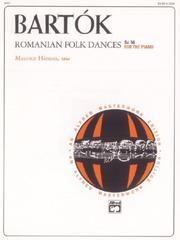 Cover of: Romanian Folk Dances, Sz. 56, for the piano (Alfred Masterwork Edition)