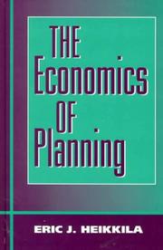 The Economics of Planning by Eric John Heikkila