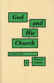 Cover of: God and His Church: A Scripture Guide