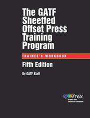 Cover of GATF Sheetfed Offset Press Training Program, Trainee's Manual