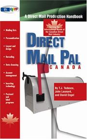 Cover of: Direct Mail Pal--Canada: A Direct Mail Production Handbook Serving the Informational Needs of the Canadian Direct Mail Industry