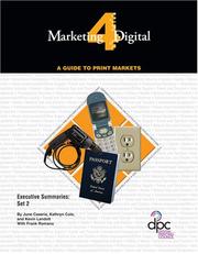 Cover of: Marketing4Digital: A Guide to Print Markets Set 2