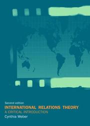 Cover of: International Relations Theory | Cynthia Weber