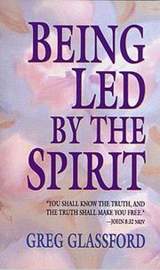 Cover of: Being Led by the Spirit | Greg Glassford