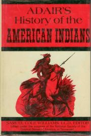 Cover of: Adair's History of the American Indians