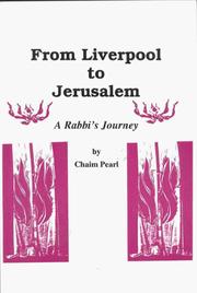 Cover of: From Liverpool to Jerusalem by Chaim Pearl