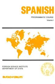 Cover of: Spanish Programmatic Course (Spanish Programmatic Vol. 1)