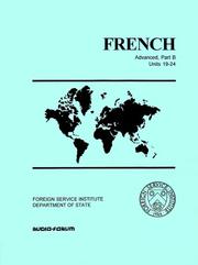 Cover of: French: Advanced Units 19-24 text