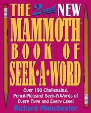 Cover of: The New Mammoth Book of Seek-A-Word | Richard Manchester