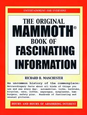 Cover of: The Original Mammoth Book of Fascinating Information