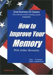Front cover of How to Improve Your Memory by Arthur Bornstein