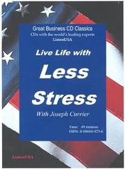 Cover of: Less Stress