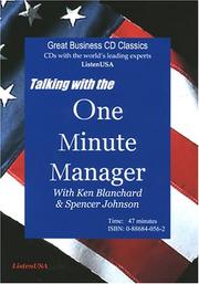 Cover of: Talking with the One Minute Manager