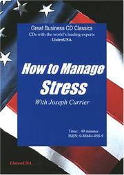 Cover of: How to Manage Stress