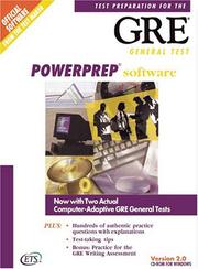 Cover of: POWERPREP Software : Test Preparation for the GRE General Test