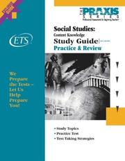 Cover of: Social Studies: Content Knowledge Study Guide (Praxis Study Guides)