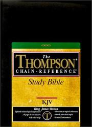 Cover of: Thompson Chain Reference Study Bible by Frank Charles Thompson