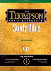 Cover of: Thompson Chain-Reference Study Bible-KJV by Frank Charles Thompson