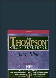 Cover of: Thompson Chain-Reference Study Bible-NIV by Frank Charles Thompson