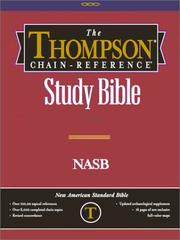 Cover of: Thompson Chain Reference Study Bible-NASB by Frank Charles Thompson