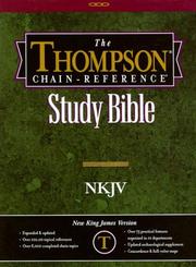 Cover of: Thompson Chain Reference Bible-NKJV by 