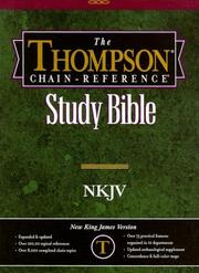 Cover of: Thompson Chain Reference Bible-NKJV by Frank Charles Thompson