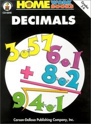 Cover of Decimals (Home Workbooks)