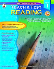 Cover of: Teach & Test Reading Grade 1 | Mary Newmaster