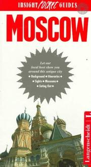 Cover of: Insight Pocket Guides Moscow (Insight Pocket Guides) by Elena Romanova