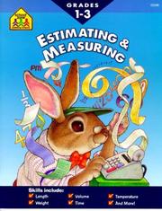 Cover of: Measuring and Estimating