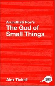 Cover of: Arundhati Roy's The God of small Things (Routledge Guides to Literature)