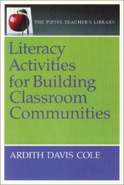 Cover of: Literacy Activities for Building Classroom Communities (The Pippin Teacher's Library)