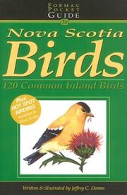 Cover of: The Formac Pocketguide to Nova Scotia Birds: Volume 1: 120 Common Inland Birds