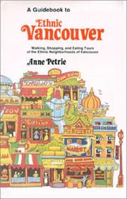 Guidebook to Ethnic Vancouver by Ann Petrie