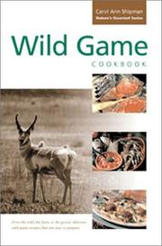 Cover of: Wild Game Cookbook (Nature's Gourmet)